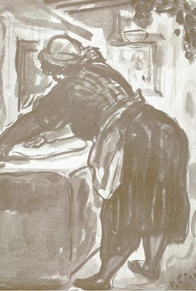 Pizzaiola in a historical pizzeria