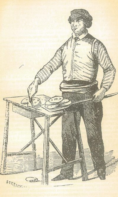 Print featuring a pizzaiolo
